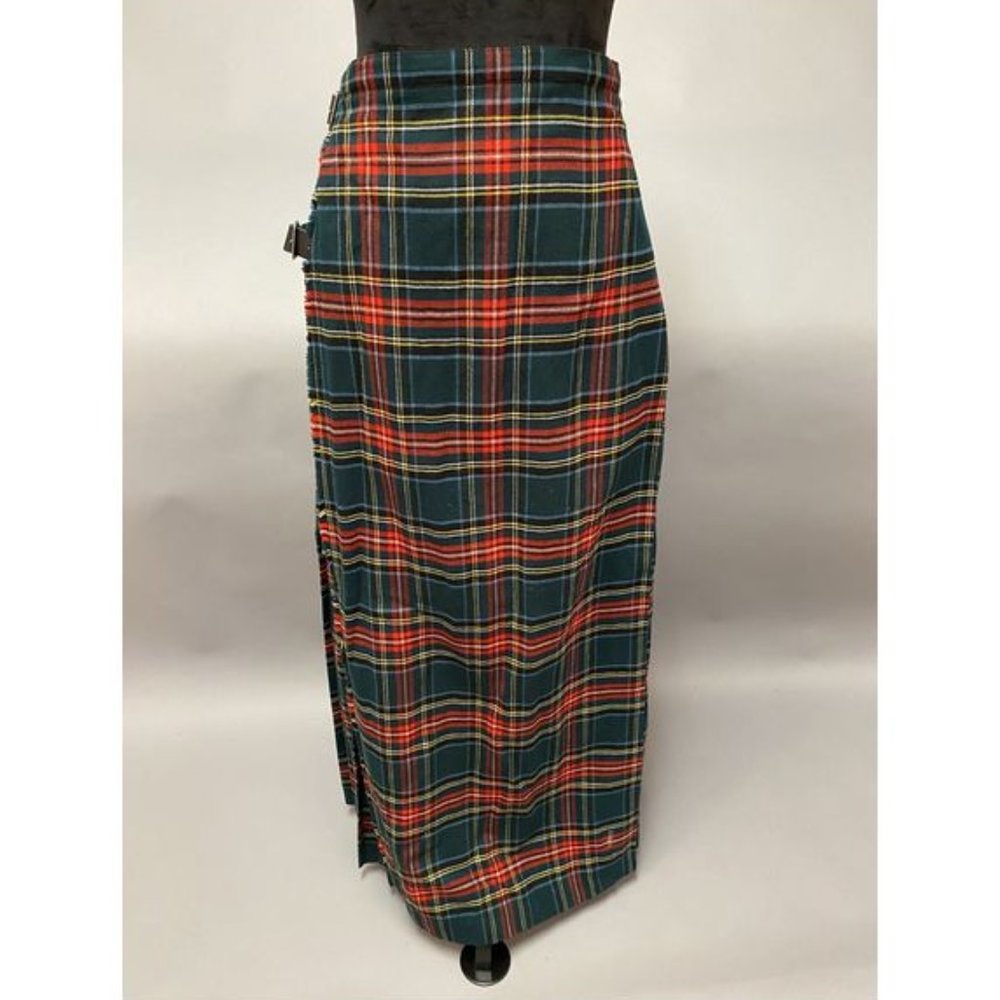 Burberrys' London, kilt wrap skirt, size 14